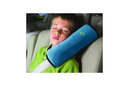 Festive Child's Cozy Car Travel Pillow