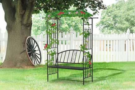 Outsunny Elegant Steel Frame Arch