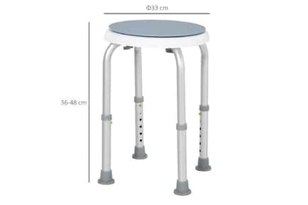 HOMCOM 360° Swivel Stool - Your Stylish Seating Solution