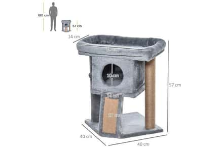 Ultimate Climbing Cat Tree Playground - Grey