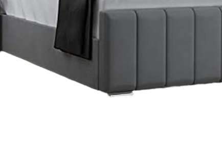 Luxury Linear Panel Upholstered Bed with All Size & Mattress Options