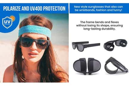 Foldable Polarized & Non-Polarized Sunglasses