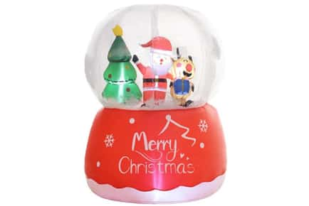 5.5ft Inflatable Snow Globe Xmas Decor