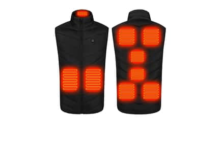 Unisex Heated Electric Winter Gilet - 3 Heat Modes!