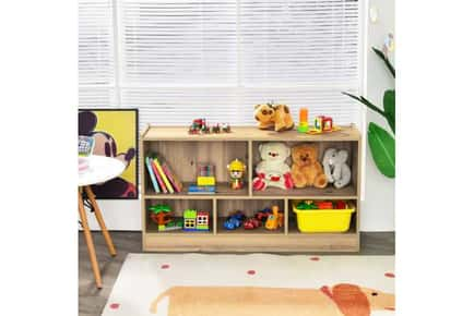 Charming Wooden Bookcase for Kids