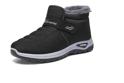 Non-Slip Fleece-Lined Winter Boots for Men or Women - 6 Sizes, 3 Colours!