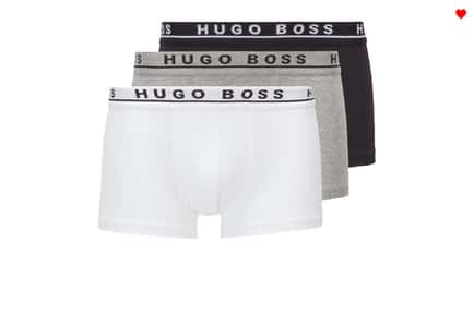 Men's 3 Pack Hugo Boss Boxers