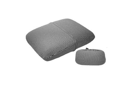 Travel Memory Foam Pillow with Pillowcase Pocket