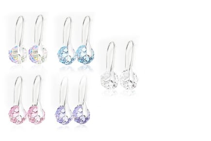 Briolette Crystal Drop Earrings