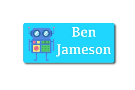 48 Personalised Kids' Name Sticker Labels