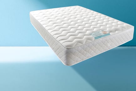 Deep Quilted Memory Foam Sprung Mattress - 6 Sizes!