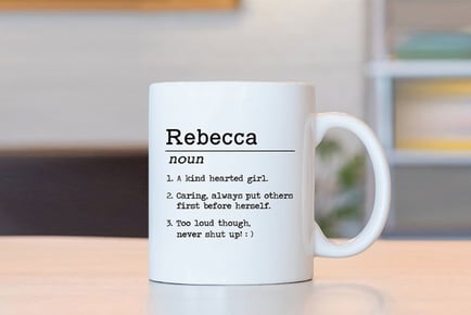 Personalised Name Definition Mug