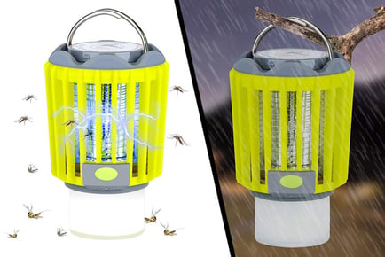 3-in-1 Rechargeable Mosquito Zapping Lamp & Torch