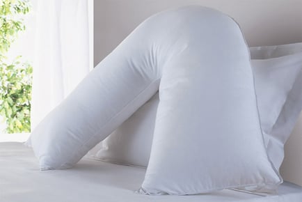 V-Shaped Support Pillow with Optional Cover - 7 Colours!
