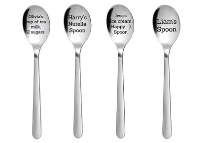 Personalised Stainless Steel Teaspoon