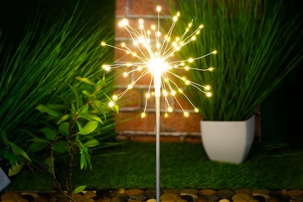 120-LED Firework Stake Light - White or Colourful!