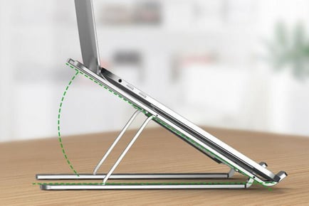 Adjustable Laptop Stand in Silver!