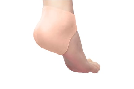 Silicone Gel Heel Socks - 1 or 2 Pack!