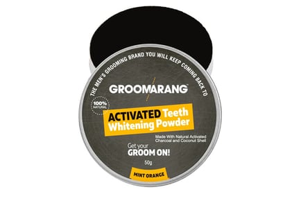 Men's Mint Orange Teeth Whitening Charcoal