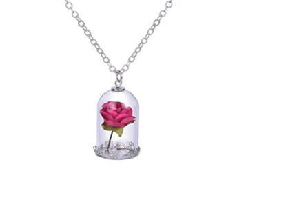 Fantasy Inspired Rose Dome Necklace - 1 or 2!