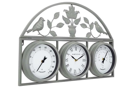 Garden Weather Station Clock