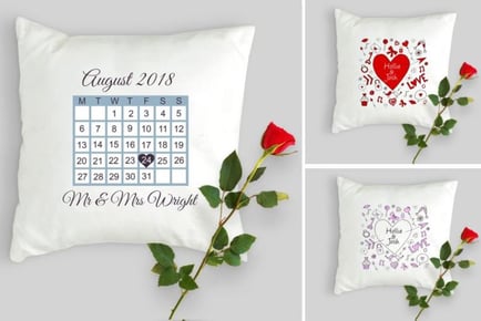 Personalised Love Cushion Cover - 4 Options