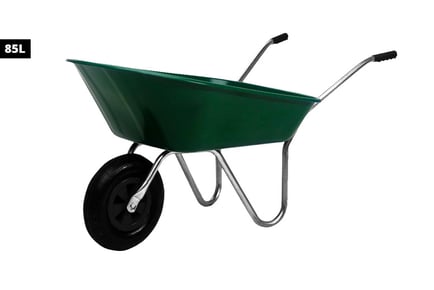 85L plastic wheelbarrow