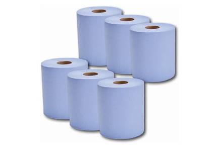 6-Pack Paper Towel Centrefeed Rolls