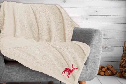 Thick Teddy Stag Throw - 5 Colours!