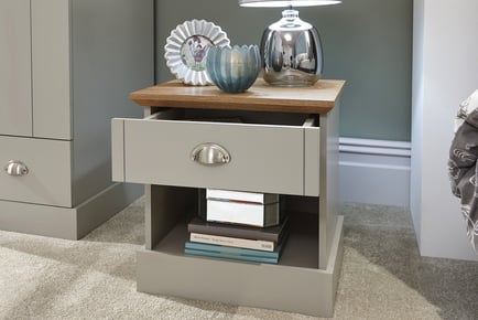 1-Drawer Bedside Table - 1 or 2