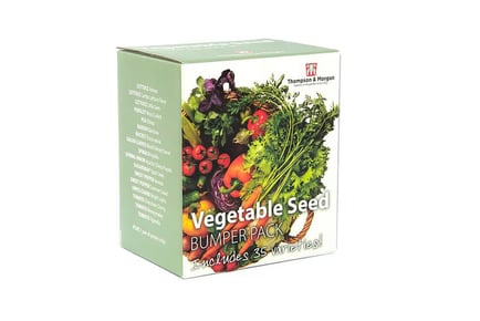 Bumper 35-Pack Vegetable Seed Kit & Garden Snips