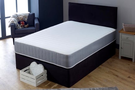 Memory Fibre Open Coil Sprung Mattress - 5 Sizes!