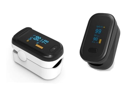 Finger Pulse Oximeter and Heart Rate - 2 Colours!