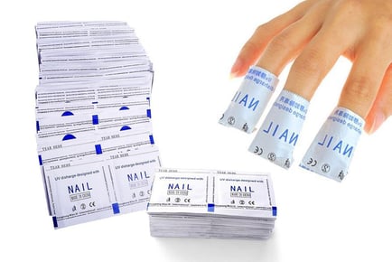 Gel Polish Remover Foil Nail Wraps - 20, 40, 60 or 80 Wraps!