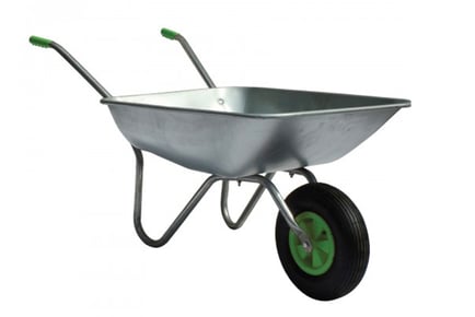 An 85-litre wheelbarrow