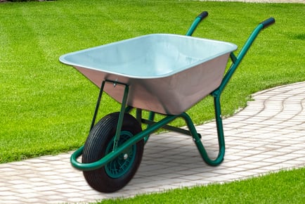 An 85-litre wheelbarrow