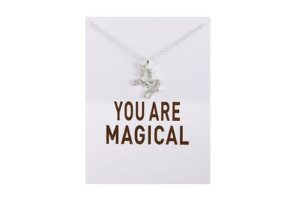 'You Are Magical' Unicorn Necklace