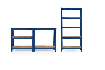 Heavy Duty 5 Tier Shelving Unit - 3 Colours!