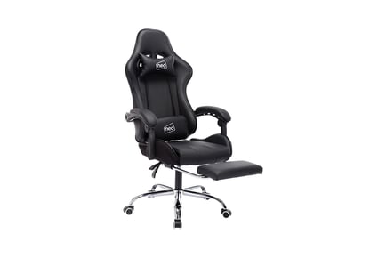 Recliner gaming chair with massage function, Red