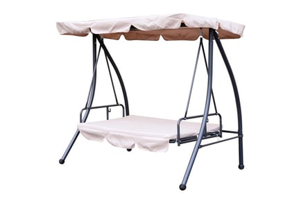 3-Seater Swing Chair & Canopy