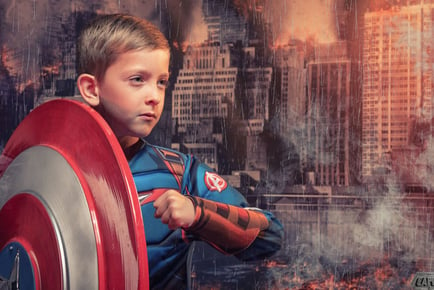 Superhero Photoshoot - 3 Prints - Stoke-on-Trent