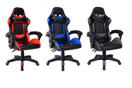 Adjustable Reclining Gaming & Office Desk Chair - 3 Colours!