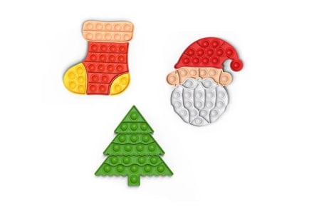 3 Pack of Christmas Fidget Sensory Toys