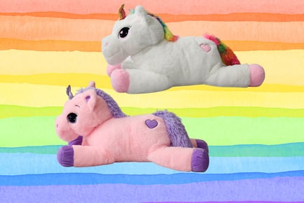 Plush 30cm Unicorn Cuddly Toy - White or Pink!