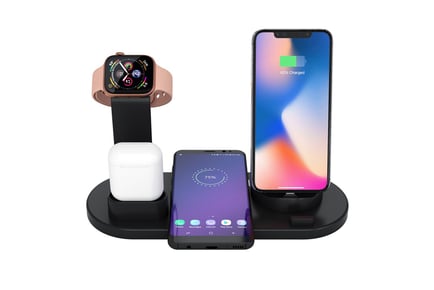 Multi-Function Wireless Charging Station - 3 Colours & 2 Sizes!