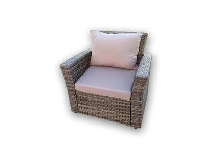 Single Garden Rattan Armchair