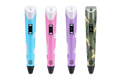 3D Drawing Pen - Pink, Blue & More