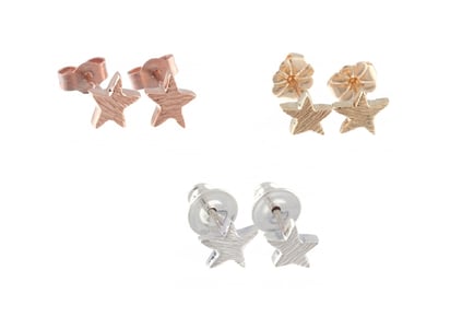Set Of 3 Little Star Earrings