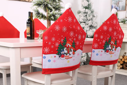 Set of Christmas Dining Chair Covers - 2 or 4!