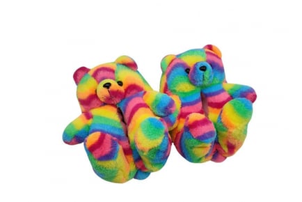 Cosy Teddy Bear Slippers - Kids & Women's Sizes!